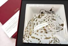 未使用保管品 カルティエ スクエアプレート 四角皿 パンテール ヒョウ 未使用保管品 カルティエ スクエアプレート 四角皿 パンテール ヒョウ
