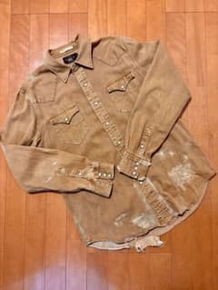 RRL LIMITED EDITION ヴィンテージリペア加工 ウエスタンシャツのサムネイル