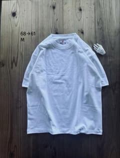 Hanes BEEFY-T/短丈 着丈68→61cm M WHITEのサムネイル