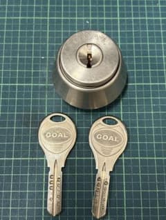 GOAL 鍵 2本セット シリンダー付きのサムネイル