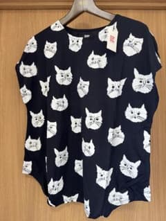 Design Tshirts Store graniph 猫柄 Tシャツのサムネイル