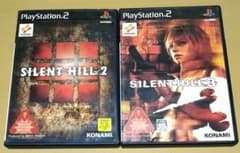 サイレントヒル2 サイレントヒル3 PS2 2点セット パッケージ傷みあり
