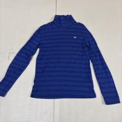 BURBERRY BLACK LABEL ハイネックカットソー ボーダーのサムネイル