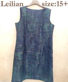 ＊希少・美品＊Leilianノースリーブジャガードワンピースsize15+ 希少・美品＊Leilianノースリーブジャガードワンピースsize15+ - メルカリ