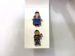 ディズニー アナと雪の女王 ピンバッジ 2個セット - メルカリ