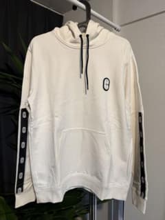 COACH ホワイト フード付きパーカー M - メルカリ