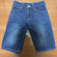 EDWIN ダークブルー デニムショートパンツ Mのサムネイル