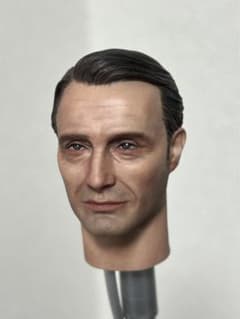 ホットトイズ系　マッツ・ミケルセン　ハンニバル・レクター　1/6カスタムヘッド ホットトイズ系 マッツ・ミケルセン ハンニバル・レクター 1/6カスタム