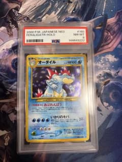 【旧裏/PSA8】オーダイル プレミアムファイル PROMO 第1世代 旧裏/PSA8】オーダイル プレミアムファイル PROMO 第1世代 - メルカリ