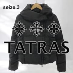 極美品】TATRAS サブリナウール ダウンジャケット 黒 タトラス - メルカリ