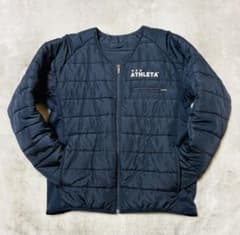 超美品　ATHLETA　アスレタ　キルティング中綿ウォームジャケット　Lサイズ 超美品 ATHLETA アスレタ キルティング中綿ウォームジャケット Lサイズ