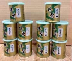 京都宇治抹茶 山政小山園 さみどり5缶 小倉山5缶MATCHA POWDERED