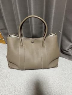 HERMES エルメス ガーデンパーティ エトゥープ PM 最終値下げ - メルカリ