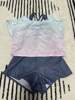 キッズ 水着 セパレート グラデーション 130のサムネイル
