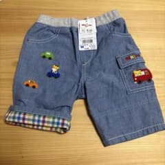 ミキハウス 車柄 ハーフパンツ 90cm - メルカリ