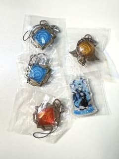原神　神の目キーホルダーなど　5個まとめ売りのサムネイル