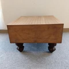 木製囲碁盤 厚さが15.5 へそあり あしつき - メルカリ