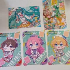に*ね様 マジカルミライ2024 クリアビジュアルポスター 5枚セット まとめ売のサムネイル