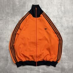 7号 アディダス デサント オレンジ 黒 2XL トラックジャケット 小松菜奈 7号 アディダス デサント オレンジ 黒 2XL トラックジャケット 小松菜