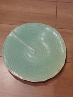 有川京子　8寸皿 有川京子 葉脈皿 8寸丸型 - メルカリ