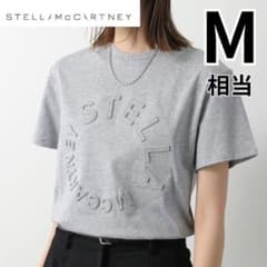 新品 ステラマッカートニー Tシャツ ロゴ グレー M 半袖 - メルカリ