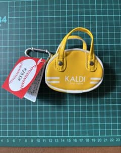 KALDI カルディ レトロスポーツバッグ ミニ　♡イエロー　2026