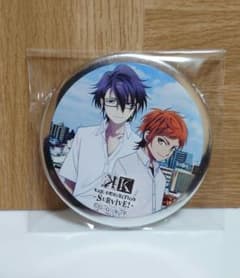 テレビアニメ K 伏見猿比古 八田美咲 キービジュアル ペア 缶バッジ