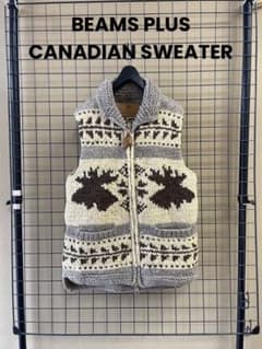 ポ*イ様 BEAMS PLUS ビームスプラス CANADIAN SWEATER BEAMS PLUS ビームスプラス CANADIAN SWEATER - メルカリ