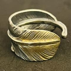 ゴローズ 先金特大フェザーリング 指輪 20～22号対応 - メルカリ