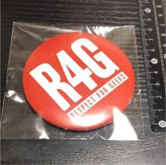R4G 缶バッジ 赤のサムネイル