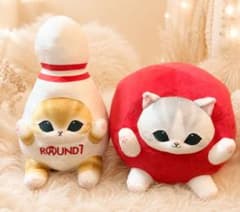 非圧縮】mofusand BIGぬいぐるみ ROUND1コラボ 全2種セット - メルカリ