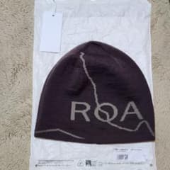 本日中まで ROA wool logo beanie ビーニー - メルカリ