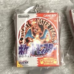 赤 ポケモン パッケージ＆ゲームカードキーホルダーのサムネイル