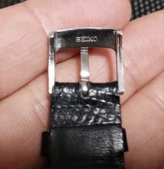 SEIKO 黒 レザーベルト☆グランドセイコー　キングセイコーのサムネイル