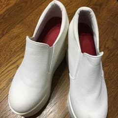 厚底ホワイトスリッポンのサムネイル