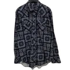 Engineered Garments バンダナ ペイズリー シャツ ブラックのサムネイル