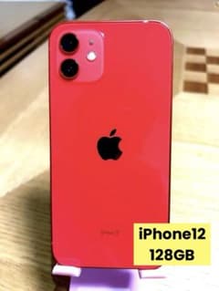 早い者勝ち！iPhone12 128GB レッド　SIMフリー　残債なしのサムネイル
