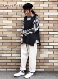 Samansa Mos2   コクーンデニムパンツ　オフホワイト　F SM2のサムネイル