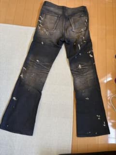 kamiya 25SS SERGE PAINT PANTS フレアペイントパンツ - メルカリ