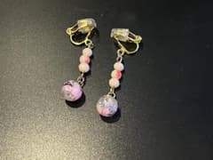 ハンドメイドイヤリング　桜のサムネイル