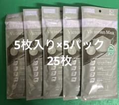 Victorian Mask 3層構造 グレー 5枚入り×5パック【25枚】のサムネイル