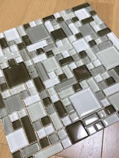 ①新品未使用 ガラスタイルモザイク 1枚のサムネイル