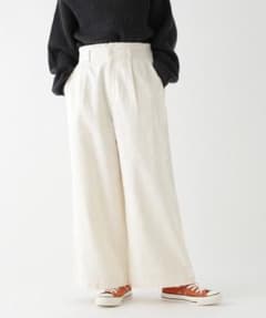 ピーチ起毛カラータックワイドパンツ[WEB限定プチサイズ]のサムネイル