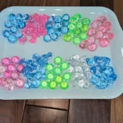 カラフル アクリルストーン 約100個セットのサムネイル