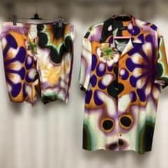 Y♡ さん専用 saturdays nyc シャツ・ショートパンツ　セットアップ Saturdays NYC アロハシャツ ショートパンツ セットアップ 大きめ