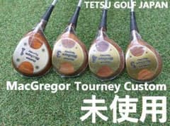 未使用】 マグレガー ターニーカスタム パーシモンウッド 4本セット