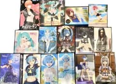 美少女フィギュア15種まとめ売り レム、初音ミクなどのサムネイル