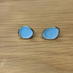 【美品】cosmic　コズミック　砥部焼　ピアス