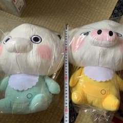 【りんさま専用】ヨッシースタンプ  ばぶちゃんBIGぬいぐるみ　ぶた　くまのサムネイル