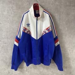 adidas トラックジャケット トリコロール 90s デサント製 XOサイズ
